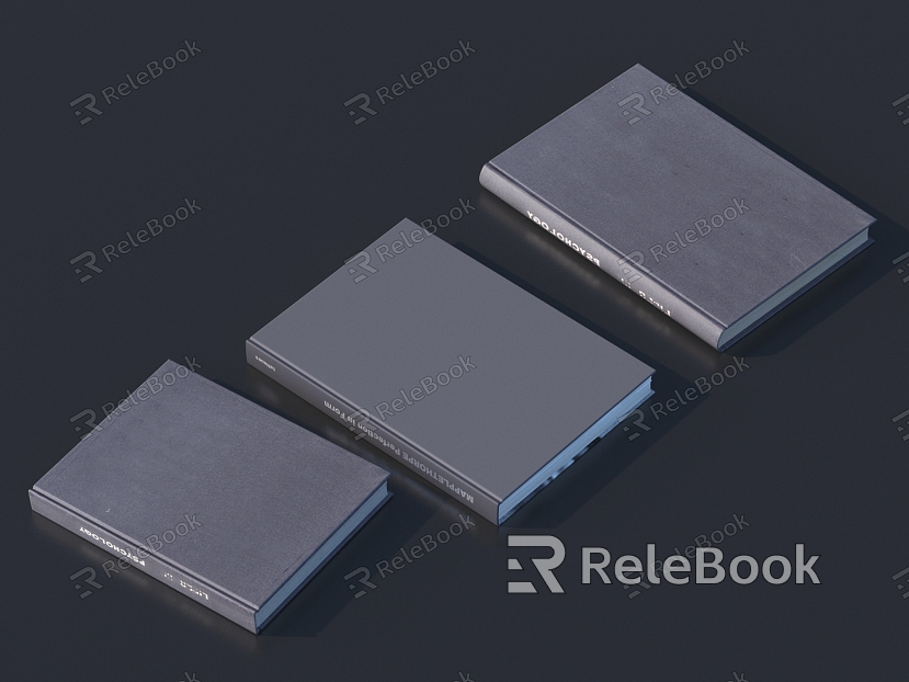 Modern Book Notebook model