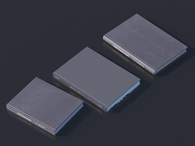 Modern Book Notebook model