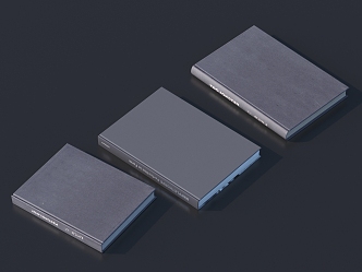 Modern Book Notebook 3d model