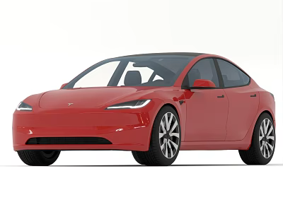 Hyundai Tesla model Tesla 3d model