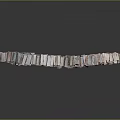 Neatly Stacked Natural Firewood Pile With Gray Gradient Background And Reflection