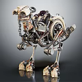 Modern Chassis Bird Robot Bird 3d model