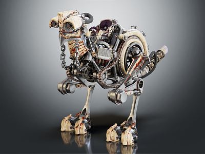 Modern Chassis Bird Robot Bird 3d model