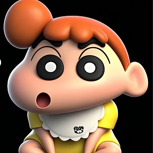 Crayon little new sister 3d model