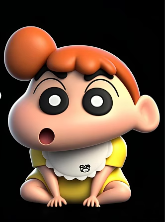 Crayon little new sister 3d model