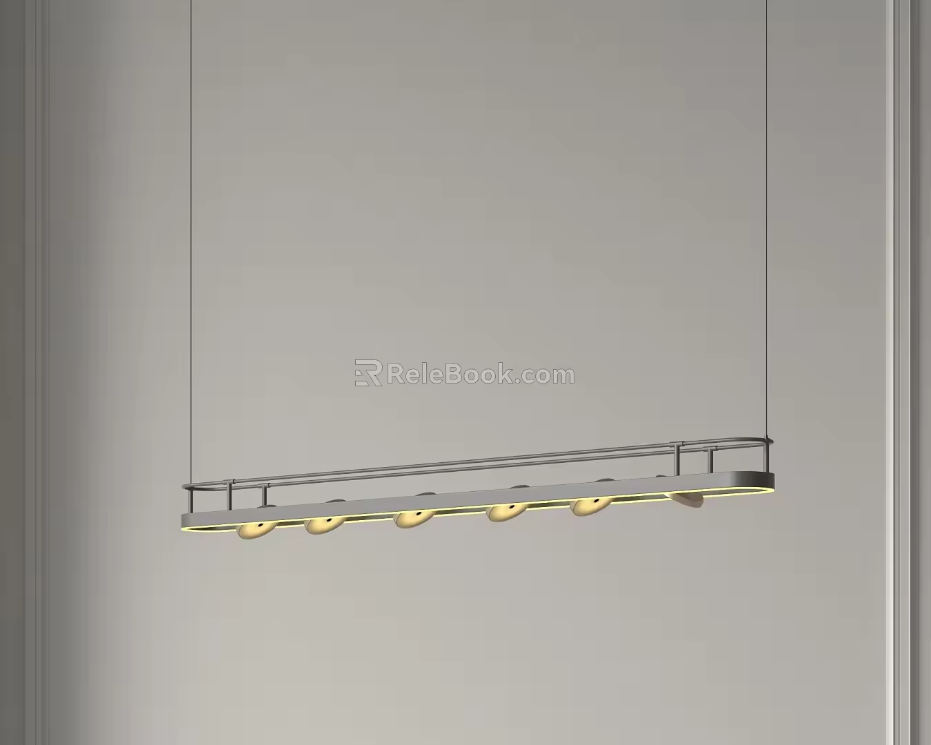 Modern chandelier 3d model