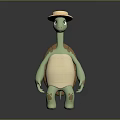 Turtle Cartoon Turtle Snapping Turtle Chickbill Turtle Reptile Cold Blooded Animal Reptile Class 3d model