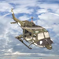 Fighter Jets And Military Helicopters Flying In Blue Sky Formation