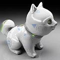 robot dog machine animal 3d model
