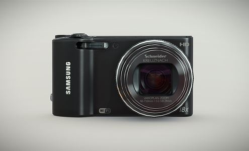 Modern Camera Samsung Compact Digital Camera 3d model