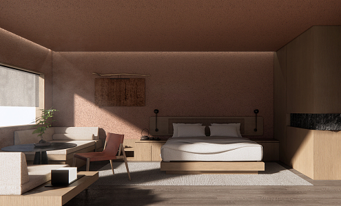 Guest Room 3d model