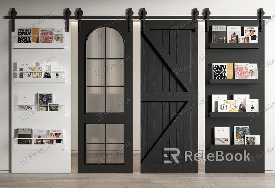 modern barn door barn door sliding door sliding door books model