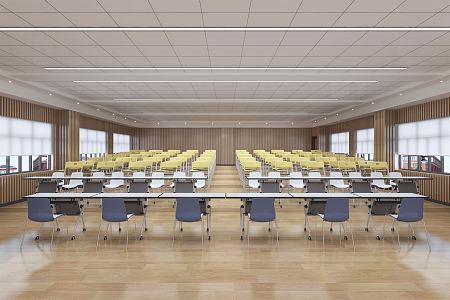 Modern Conference Room 3d model