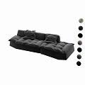 Modern Sectional Sofa Set With Multiple Cushions And Various Color Options
