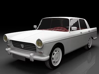 vintage car car 3d model