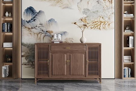 New Chinese Sideboard 3d model