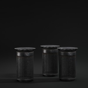 Modern trash can 3d model