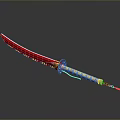 Final Fantasy Big Swords Final Fantasy Weapon Knife Magic Knife Weapon Cold Weapon Realistic 3d model