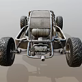 Rugged Off Road Buggy With Tubular Frame Large Tires And Open Cockpit