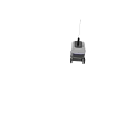 Yandex Smart Mobile Robot With Top Navigation Antenna And Modern Wheels Design