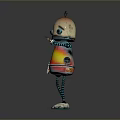 Robot Assistant Small Robot Butler Robot Butler Figure Game Figure 3d model