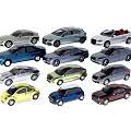 Diverse Collection Of Colorful Model Cars With Various Styles And Designs