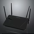 Sleek SHIELDMAX Wireless Router With Multiple Antennas And Modern Design For Home Networks