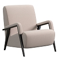 Modern Sofa Chair Single Leisure Chair 3d model