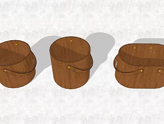 Modern carry box 3d model