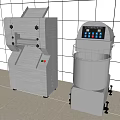 Industrial Commercial Kitchen Equipment Stainless Steel Mixer And Dough Roller With Control Panel