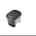 Daily Appliances Black BEKO Storage Containers With Lids Handles Two Piece Set