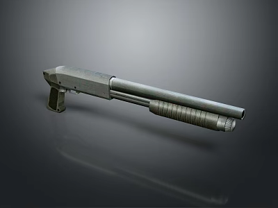 modern gun modern weapon hot weapon hot weapon 3d model