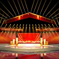 modern stage 3d model