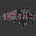 Modern Fighter Science Fiction Fighter Next Generation Fighter Science Fiction Fighter 3d model