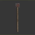 Sturdy Hardware Tool Hammer With Wooden Handle And Metal Head For Work