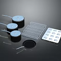 Essential Kitchen Cookware Set With Covered Pots Metal Rack Muffin Pan And Frying Pan