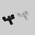 Chrome Wall Mounted Modern Bathroom Faucet With Sleek Design And Single Handle