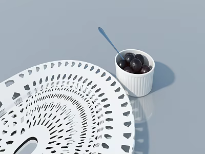 Boutique kitchen food 3d model