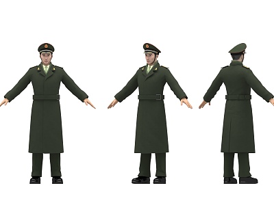 Military Coat model