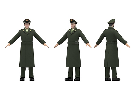 Military Coat 3d model