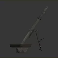 laser tower turret turntable sci-fi tower defense game tower defense sci-fi turret game turret game turret 3d model