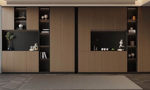 Italian Minimalist Wardrobe 3d model