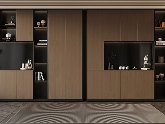 Italian Minimalist Wardrobe 3d model