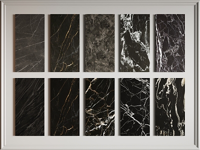 Black Stone Wall Panel Marble Background Wall Marble Wall Panel Black Stone Black Rock Slab Wall Panel model