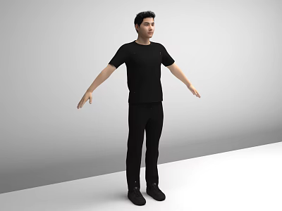 modern man 3d model