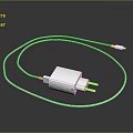 White USB C Charger with Cable Power Adapter for Mobile Phone Digital Devices
