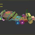 Heavy Duty Functional Tanker Truck With Large Storage Tank And Multiple Wheels