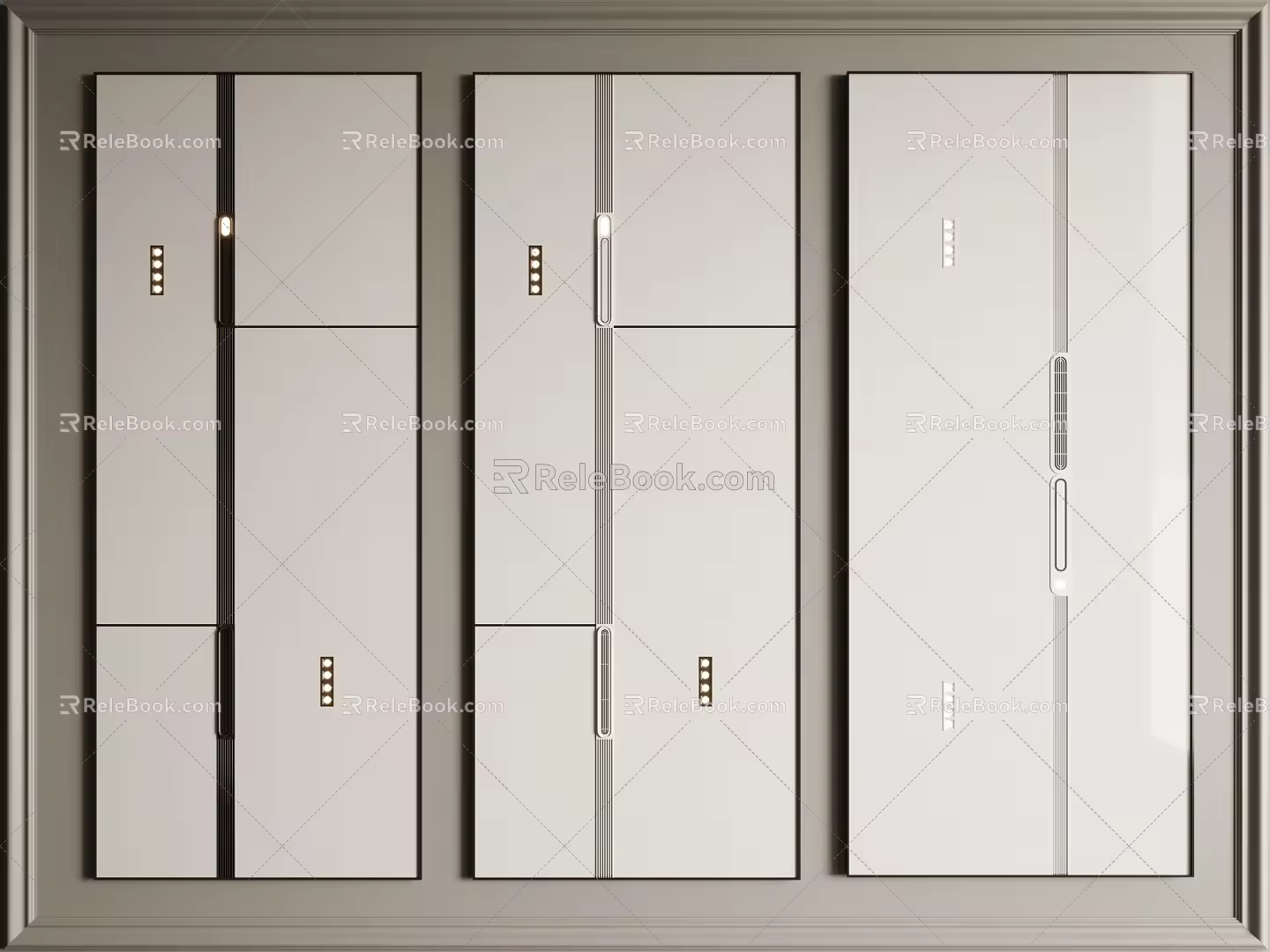 Modern Integrated Ceiling Honeycomb Large Panel Ceiling 3d model