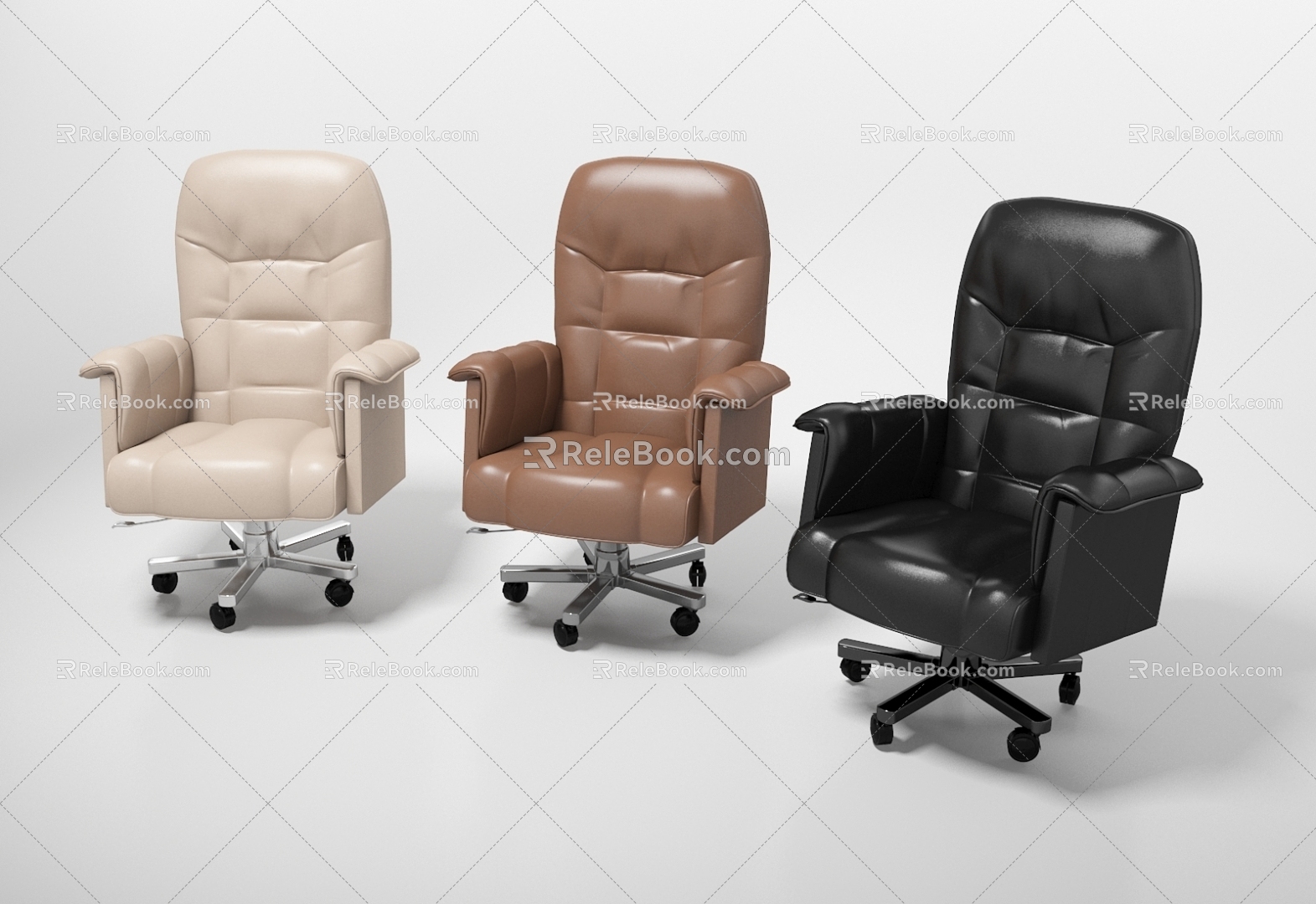 Office Chair Leisure Chair Boss Chair Single Chair Swivel Chair 3d model