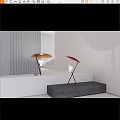 Modern Table Lamp Denmark Imported Table Lamp Atmosphere Lamp 3d model